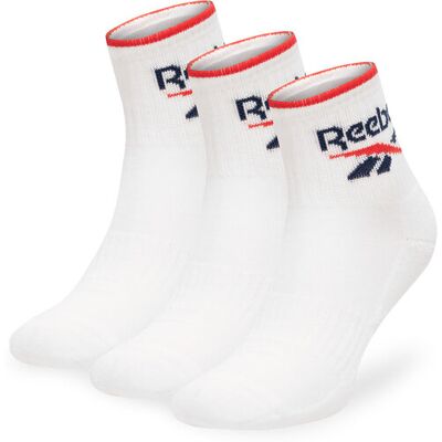 Reebok Skarpety długie R0362-SS24 (3-pack) Biały 40_42 Biały Unisex Reebok Skarpety długie R0362-SS24 (3-pack) Biały 40_42 Biały Unisex