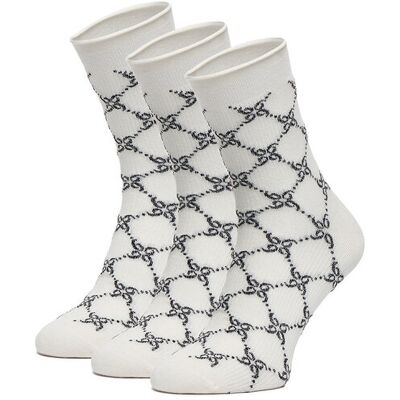 Nine West Skarpety długie CEO_BR_NW_Silver_01_Z_AW25 (3 PACK) Czarny 39_42 Czarny Damskie Nine West Skarpety długie CEO_BR_NW_Silver_01_Z_AW25 (3 PACK) Czarny 39_42 Czarny Damskie