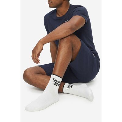 Reebok Skarpety długie R0362-SS24 (3-pack) Biały 40_42 Biały Unisex Reebok Skarpety długie R0362-SS24 (3-pack) Biały 40_42 Biały Unisex