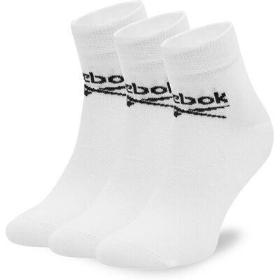 Reebok Skarpety długie R0429-SS24 (3-pack) Biały 40_42 Biały Unisex Reebok Skarpety długie R0429-SS24 (3-pack) Biały 40_42 Biały Unisex
