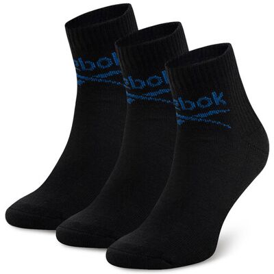 Reebok Skarpety długie R0255-SS24 (3-pack) Czarny 37_39 Czarny Unisex Reebok Skarpety długie R0255-SS24 (3-pack) Czarny 37_39 Czarny Unisex