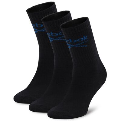 Reebok Skarpety długie R0258-SS24 (3-pack) Czarny 37_39 Czarny Unisex Reebok Skarpety długie R0258-SS24 (3-pack) Czarny 37_39 Czarny Unisex