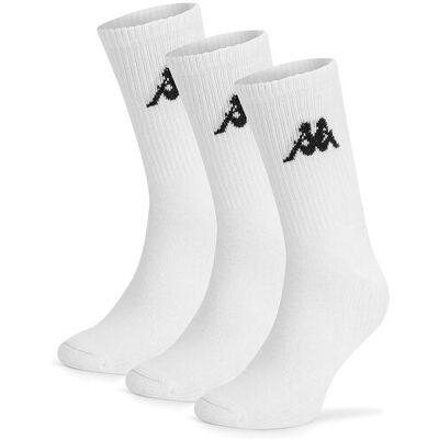 Kappa Skarpety długie Z4448_AW24 (3-PACK) Biały 37_39 Biały Unisex Kappa Skarpety długie Z4448_AW24 (3-PACK) Biały 37_39 Biały Unisex