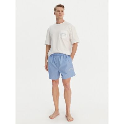 Calvin Klein Underwear Piżama Heritage LV00NM3016 Niebieski Relaxed Fit S Niebieski Męskie Calvin Klein Underwear Piżama Heritage LV00NM3016 Niebieski Relaxed Fit S Niebieski Męskie