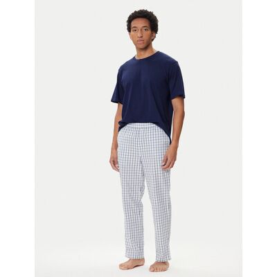 Jack & Jones Piżama Florence 12282813 Niebieski Regular Fit XXL Niebieski Męskie Jack & Jones Piżama Florence 12282813 Niebieski Regular Fit XXL Niebieski Męskie