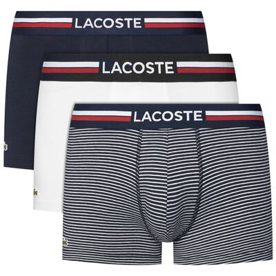 Lacoste Komplet bokserek 5H2382 Granatowy S Granatowy Męskie Lacoste Komplet bokserek 5H2382 Granatowy S Granatowy Męskie