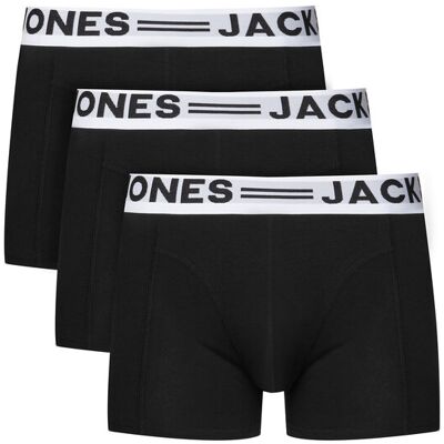 Jack & Jones Komplet bokserek 12081832 Czarny M Czarny Męskie Jack & Jones Komplet bokserek 12081832 Czarny M Czarny Męskie