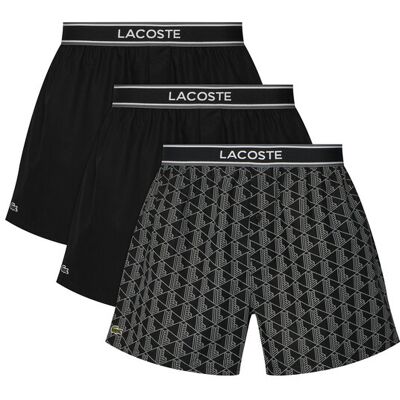 Lacoste Komplet bokserek 7H4972 Czarny XXL Czarny Męskie Lacoste Komplet bokserek 7H4972 Czarny XXL Czarny Męskie
