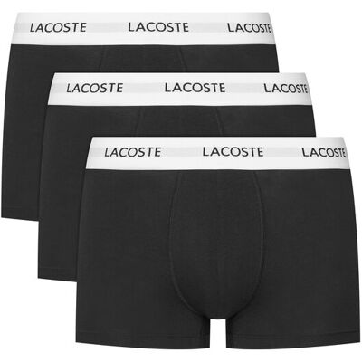 Lacoste Komplet bokserek 5H5150 Czarny XL Czarny Męskie Lacoste Komplet bokserek 5H5150 Czarny XL Czarny Męskie