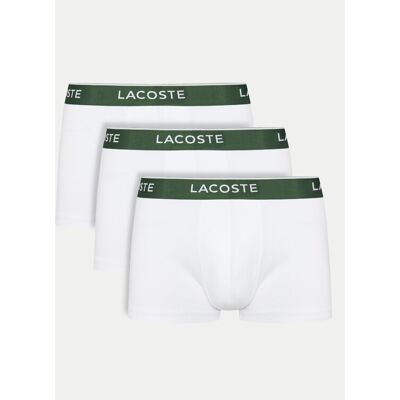 Lacoste Komplet bokserek 5H1300 Biały L Biały Męskie Lacoste Komplet bokserek 5H1300 Biały L Biały Męskie