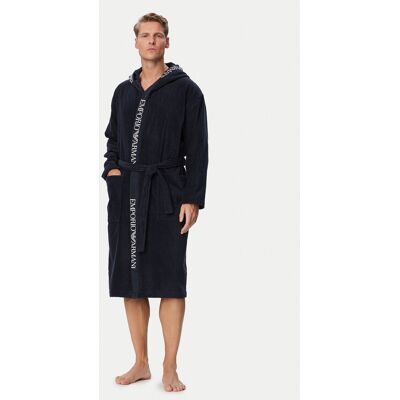 Giorgio Armani Emporio Armani Underwear Szlafrok EM002255 AF25032 UB102 Granatowy XL Granatowy Męskie Giorgio Armani Emporio Armani Underwear Szlafrok EM002255 AF25032 UB102 Granatowy XL Granatowy Męskie