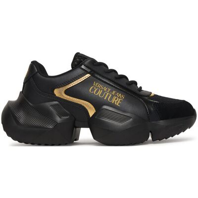 Versace Jeans Couture Sneakersy 80VA3SU3 ZPB78 G89 Czarny 35 Czarny Damskie Versace Jeans Couture Sneakersy 80VA3SU3 ZPB78 G89 Czarny 35 Czarny Damskie