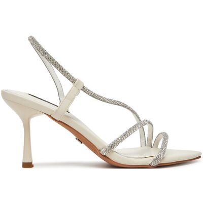 Nine West Sandały R25SS019000 Kremowy 41 Kremowy Damskie Nine West Sandały R25SS019000 Kremowy 41 Kremowy Damskie