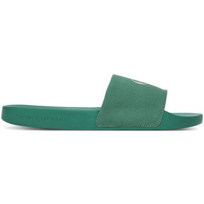 Calvin Klein Jeans Klapki Slide Monologo Cv YM0YM01367 Zielony 43 Zielony Męskie Calvin Klein Jeans Klapki Slide Monologo Cv YM0YM01367 Zielony 43 Zielony Męskie