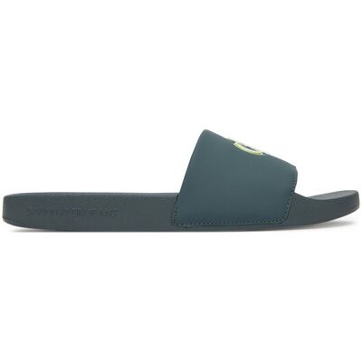 Calvin Klein Jeans Klapki Slide Jelly Mono Pu YM0YM01281 Zielony 44 Zielony Męskie Calvin Klein Jeans Klapki Slide Jelly Mono Pu YM0YM01281 Zielony 44 Zielony Męskie