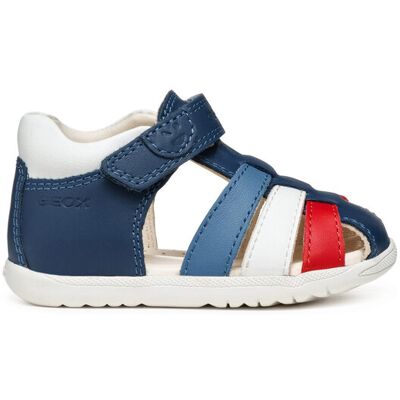 Geox Sandały B Sandal Macchia B254VA 08554 C4242 Granatowy 20 Granatowy Chłopiec Geox Sandały B Sandal Macchia B254VA 08554 C4242 Granatowy 20 Granatowy Chłopiec