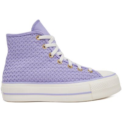 Converse Trampki Chuck Taylor All Star Lift Platform Knit Kadın Mor A13644C Fioletowy 39 Fioletowy Damskie Converse Trampki Chuck Taylor All Star Lift Platform Knit Kadın Mor A13644C Fioletowy 39 Fioletowy Damskie