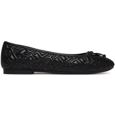 Tommy Hilfiger Baleriny Th Quilted Ballerina FW0FW09264 Czarny 37 Czarny Damskie Tommy Hilfiger Baleriny Th Quilted Ballerina FW0FW09264 Czarny 37 Czarny Damskie