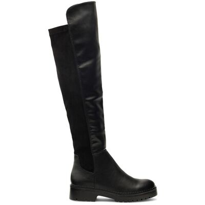 DeeZee Muszkieterki XENIA H58573-10 Czarny 39 Czarny Damskie DeeZee Muszkieterki XENIA H58573-10 Czarny 39 Czarny Damskie