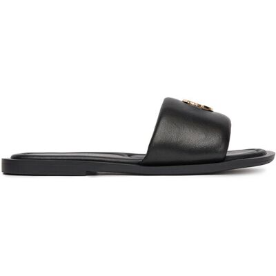 Eva Minge Klapki POPPY-LT102-13 Czarny 37 Czarny Damskie Eva Minge Klapki POPPY-LT102-13 Czarny 37 Czarny Damskie