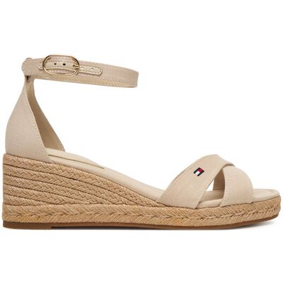 Tommy Hilfiger Espadryle Mid Wedge Espad X Cross FW0FW09332 Beżowy 38 Beżowy Damskie Tommy Hilfiger Espadryle Mid Wedge Espad X Cross FW0FW09332 Beżowy 38 Beżowy Damskie