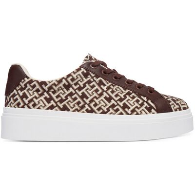 Tommy Hilfiger Sneakersy Chic Platform Monogram FW0FW09398 Brązowy 42 Brązowy Damskie Tommy Hilfiger Sneakersy Chic Platform Monogram FW0FW09398 Brązowy 42 Brązowy Damskie