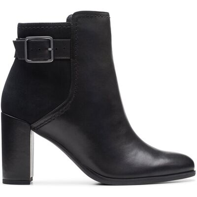 Clarks Botki Freva 85 Buckle 26174749 Czarny 41 Czarny Damskie Clarks Botki Freva 85 Buckle 26174749 Czarny 41 Czarny Damskie