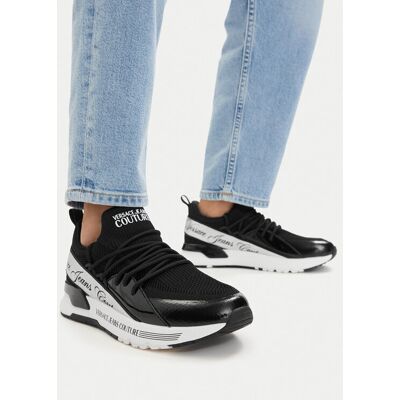 Versace Jeans Couture Sneakersy 80VA3SA8 Czarny 35 Czarny Damskie Versace Jeans Couture Sneakersy 80VA3SA8 Czarny 35 Czarny Damskie