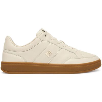 Tommy Hilfiger Sneakersy Th Heritage Court Sneaker Ltr FW0FW09028 Écru 40 Kremowy Damskie Tommy Hilfiger Sneakersy Th Heritage Court Sneaker Ltr FW0FW09028 Écru 40 Kremowy Damskie