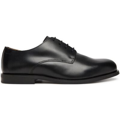 Calvin Klein Półbuty Ess Rubber Derby Lth HM0HM02056 Czarny 44 Czarny Męskie Calvin Klein Półbuty Ess Rubber Derby Lth HM0HM02056 Czarny 44 Czarny Męskie