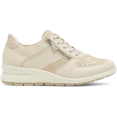 Rieker Sneakersy L4821-60 Écru 39 Kremowy Damskie Rieker Sneakersy L4821-60 Écru 39 Kremowy Damskie