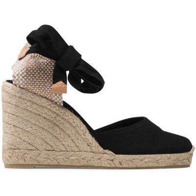 Castañer Espadryle Carina/8/001 020962-100 Czarny 37 Czarny Damskie Castañer Espadryle Carina/8/001 020962-100 Czarny 37 Czarny Damskie
