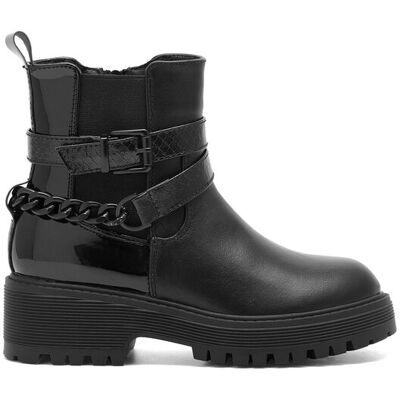DeeZee Botki CS6200-02 Czarny 38 Czarny Dziewczynka DeeZee Botki CS6200-02 Czarny 38 Czarny Dziewczynka
