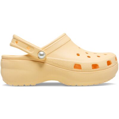 Crocs Klapki Classic Platform Pearl Clog 211231 Żółty 42_43 Żółty Damskie Crocs Klapki Classic Platform Pearl Clog 211231 Żółty 42_43 Żółty Damskie