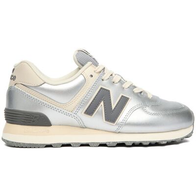 New Balance Sneakersy WL574MLG Srebrny 36 Srebrny Damskie New Balance Sneakersy WL574MLG Srebrny 36 Srebrny Damskie