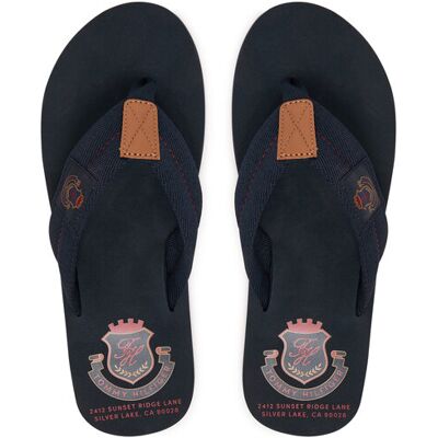 Tommy Hilfiger Japonki Patch Hilfiger Beach Sandal FM0FM05804 Granatowy 40 Granatowy Męskie Tommy Hilfiger Japonki Patch Hilfiger Beach Sandal FM0FM05804 Granatowy 40 Granatowy Męskie