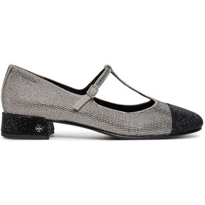Tory Burch Baleriny Cap-Toe T-Strap Pave Heeled 159830 Srebrny 37 Srebrny Damskie Tory Burch Baleriny Cap-Toe T-Strap Pave Heeled 159830 Srebrny 37 Srebrny Damskie