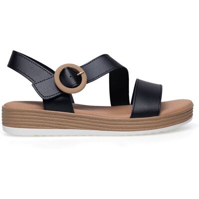 Lasocki Sandały WFA2719-3Z Czarny 42 Czarny Damskie Lasocki Sandały WFA2719-3Z Czarny 42 Czarny Damskie