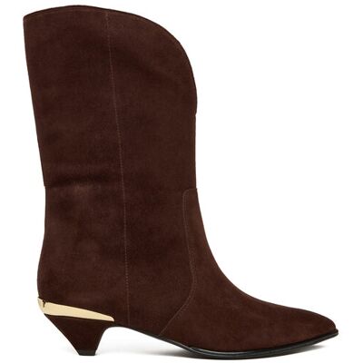 LOVE MOSCHINO Botki JA24363G0NJA0313 Brązowy 35 Brązowy Damskie LOVE MOSCHINO Botki JA24363G0NJA0313 Brązowy 35 Brązowy Damskie