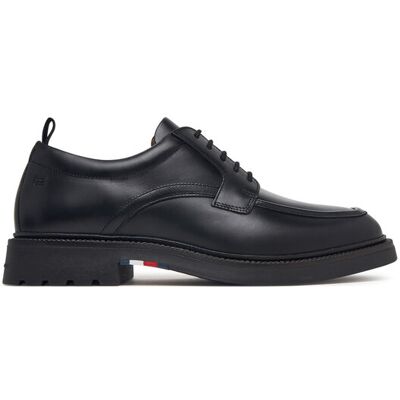 Tommy Hilfiger Półbuty Corporate Casual Lth Deck Shoe FM0FM05979 Czarny 44 Czarny Męskie Tommy Hilfiger Półbuty Corporate Casual Lth Deck Shoe FM0FM05979 Czarny 44 Czarny Męskie