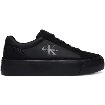 Calvin Klein Sneakersy Vulc Flatf Laceup Ny-Su HW0HW03086 Czarny 35 Czarny Damskie Calvin Klein Sneakersy Vulc Flatf Laceup Ny-Su HW0HW03086 Czarny 35 Czarny Damskie