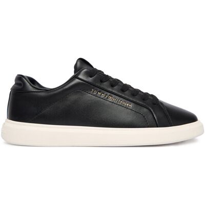 Tommy Hilfiger Sneakersy Icon Court Light Weight Shinny FW0FW08949 Czarny 36 Czarny Damskie Tommy Hilfiger Sneakersy Icon Court Light Weight Shinny FW0FW08949 Czarny 36 Czarny Damskie
