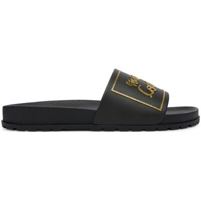 Versace Jeans Couture Klapki 80VA3SQ2 ZSS79 899 Czarny 35 Czarny Damskie Versace Jeans Couture Klapki 80VA3SQ2 ZSS79 899 Czarny 35 Czarny Damskie