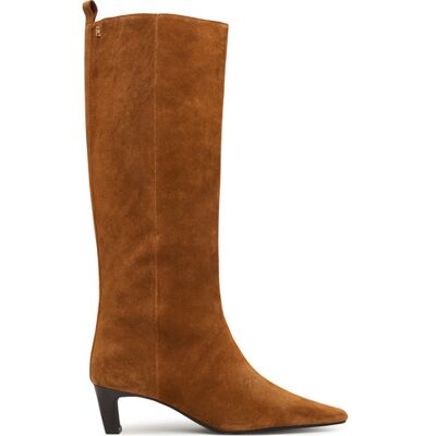 Tommy Hilfiger Kozaki Kitten Heel Suede High Boot FW0FW09655 Brązowy jasny 42 Brązowy jasny Damskie Tommy Hilfiger Kozaki Kitten Heel Suede High Boot FW0FW09655 Brązowy jasny 42 Brązowy jasny Damskie