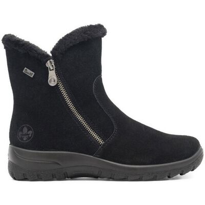 Rieker Botki L7162-00 Czarny 37 Czarny Damskie Rieker Botki L7162-00 Czarny 37 Czarny Damskie