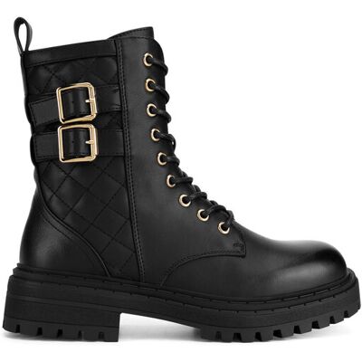 DeeZee Trzewiki HY60208-4 Czarny 36 Czarny Damskie DeeZee Trzewiki HY60208-4 Czarny 36 Czarny Damskie