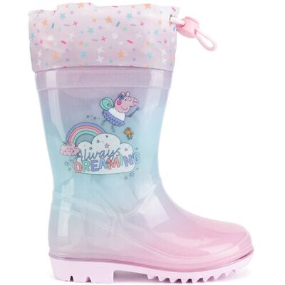 Peppa Pig Kalosze NJ-SS25-206PP Różowy 25 Różowy Dziewczynka Peppa Pig Kalosze NJ-SS25-206PP Różowy 25 Różowy Dziewczynka