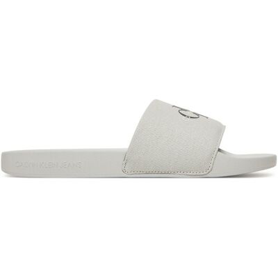 Calvin Klein Jeans Klapki Slide Monogram Cv YM0YM01271 Szary 43 Szary Męskie Calvin Klein Jeans Klapki Slide Monogram Cv YM0YM01271 Szary 43 Szary Męskie