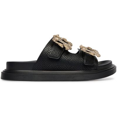 Just Cavalli Klapki 80RA3S91 ZSE36 Czarny 37 Czarny Damskie Just Cavalli Klapki 80RA3S91 ZSE36 Czarny 37 Czarny Damskie