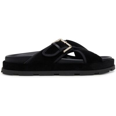 Pollini Klapki SA28094G1MTP0000 Czarny 40 Czarny Damskie Pollini Klapki SA28094G1MTP0000 Czarny 40 Czarny Damskie